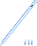 Pen for iPad 2018-2025, HATOKU 15 Mins Fast Charging Pencil 1st Gen with Tilt & Palm Rejection Compatible with iPad Air 3/4/5/M2/M3, iPad mini 5/6, iPad 6/7/8/9/10/11, iPad Pro 11"/12.9"/M4 (Blue)