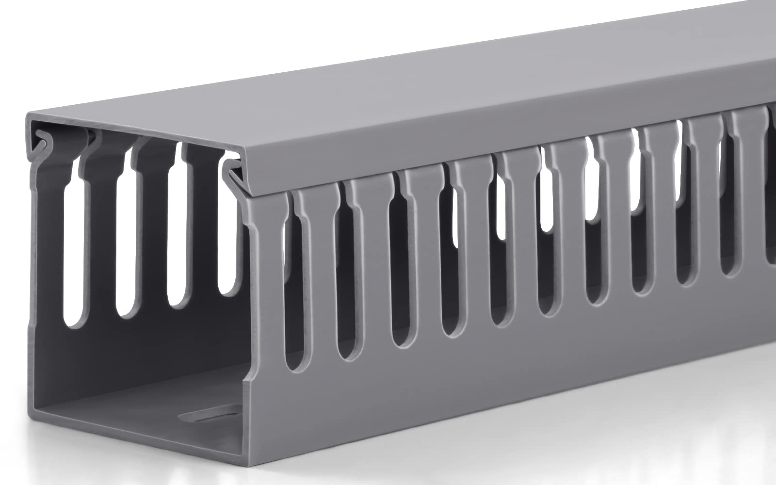 ZhiYo 2"H x 2"W Cable Raceway, 6ft Under Desk Wire Management Channel, Grey