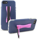 Gear Beast Cell Phone Grip Stand, Universal Phone Strap Finger Holder with Pop Out Kickstand for Men and Women, Ultra Slim Pocket Friendly - Pink