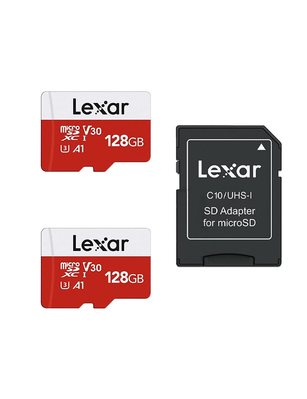 Lexar E-Series 32GB Micro SD Card 2 PK microSDHC UHS-I Flash Memory Card