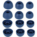 Aginkgo Replacement Ear Tips for Beats Fit Pro, Beats Studio Buds+, Beats Studio Buds, Beats Solo Buds Silicone Earbuds Washable Noise Isolation, Fit in The Charging Case, 6 Pairs S/M/L (Tidal Blue)