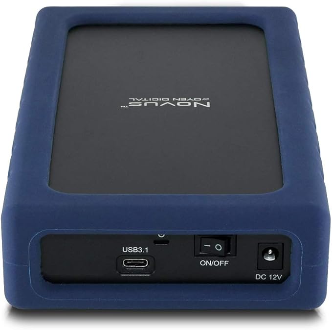 Oyen Digital Novus 20TB External USB-C 7200RPM Hard Drive, (3N1-C-20T-BL)