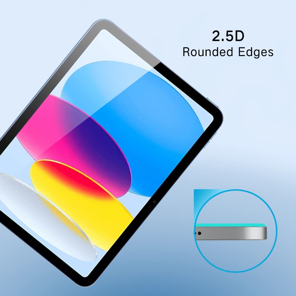 PERFECTSIGHT Anti Blue Light Screen Protector Compatible with iPad Pro 12.9 Inch (2022/2021/2020/2018 Model), Blue Light Filter Anti Fingerprint Tempered Glass [1 Pack]