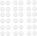 36 Pieces Medium Earbud Tips Soft and Comfortable Ear Bud Replacement Pieces Silicone Fit Most in-Ear Headphones，Inner Hole 3.8mm -5.5mm，Medium White Earbud Replacement Tips