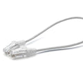 TRUECABLE Cat6 Component Rated Patch Cable, Unshielded (U/UTP), 1ft, White, 28AWG Stranded Pure Copper, Snagless 10G High-Speed Ethernet Cable, PoE++ 4PPoE 100W, UL Listed, RoHS-3, 1 Pack