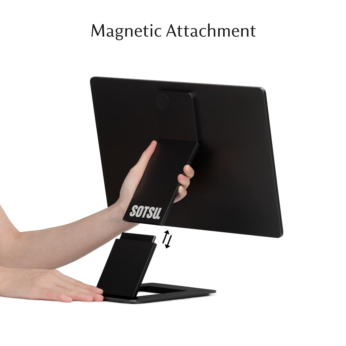 SOTSU FlipAction Pro 16" Gen 2 | 2.5K Portable Monitor | 2560 x 1600 (WQXGA) | 120 Hz | 100% DCI-P3 | 400 Nits | Pivot Rotate | Full Metal CNC | Perfect Match for Mac and Windows (Universe Black)