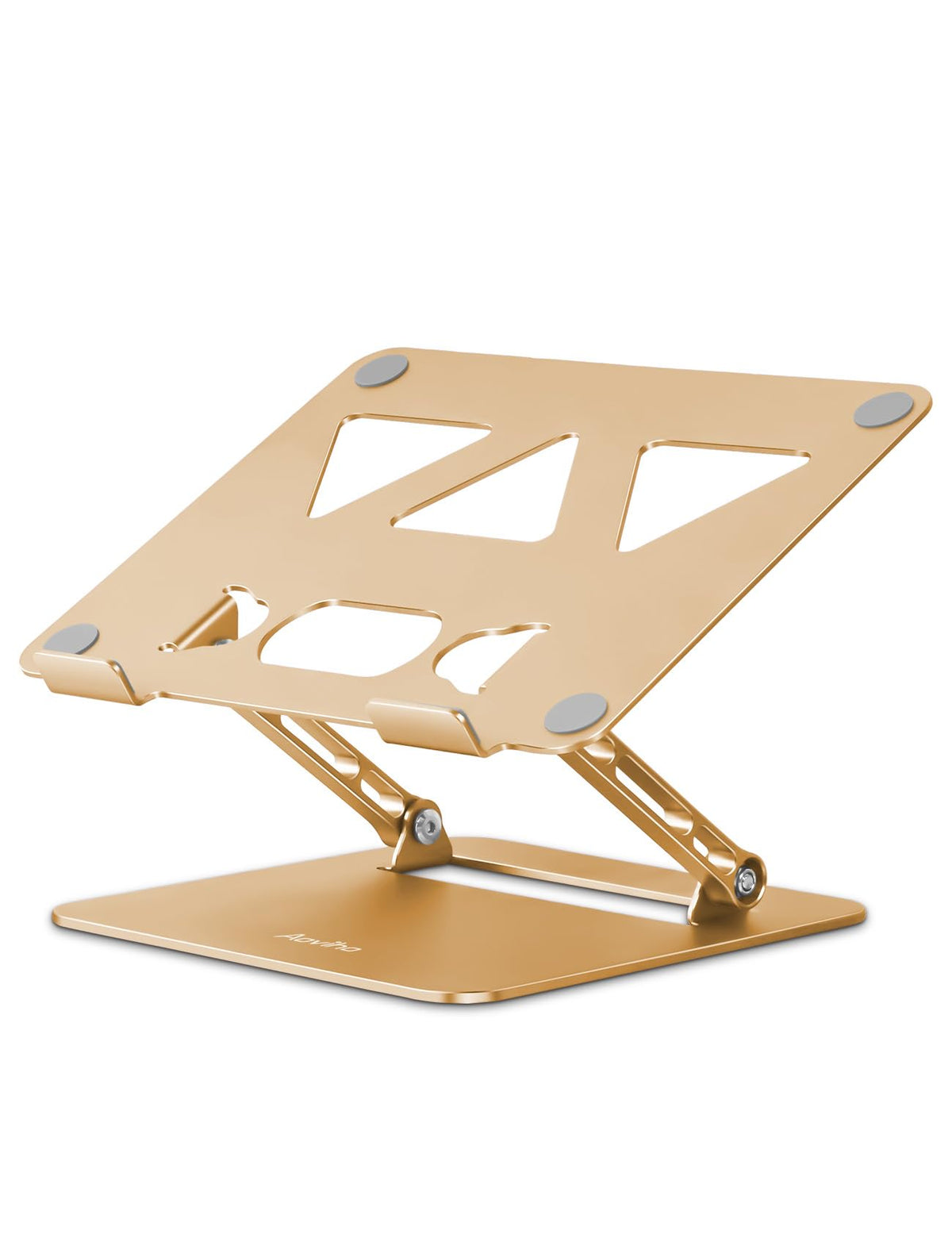 Aoviho Adjustable Laptop Stand for Desk,Portable Laptop Stand Holder and Riser,Foldable Aluminum Notebook Computer Stands for MacBook Air Pro HP Lenovo Dell Samsung Chromebook, 10-15.6 inch, Sky Blue