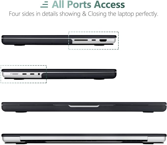 DONGKE for M4 MacBook Pro 16 Inch Case 2024 2023 2021 A3403 A3186 M3 A2991 M2 A2780 M1 A2485 Pro/Max Chip, Plastic Hard Shell Case & Keyboard Cover for Mac Pro 16 with Touch ID, Composition Book