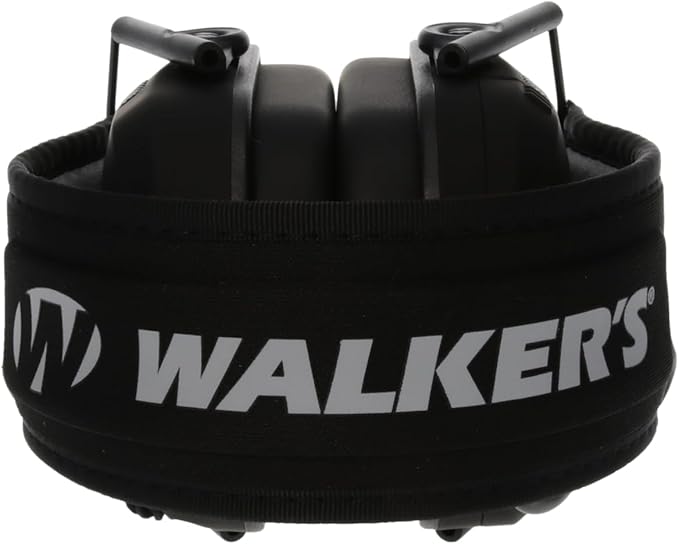 Walker's Razor Slim Ultra Low Profile Compact Design Adjustable Range Shooting Hunting Hearing Protection Electronic Earmuffs