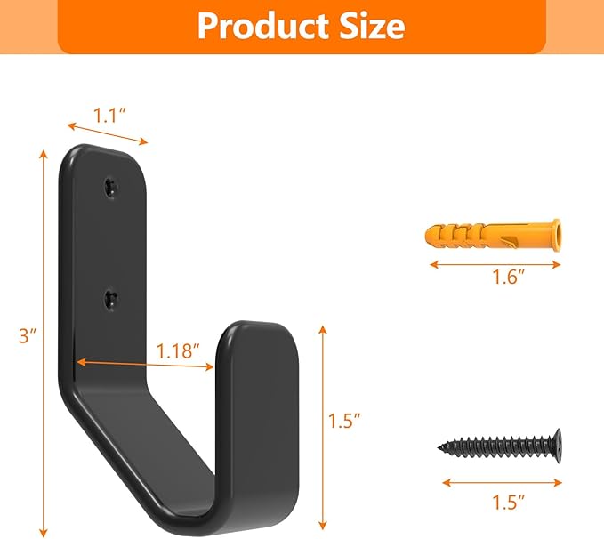 4 PCS Keyboard Wall Mount Storage,Keyboard Wall Holder,Keyboard Wall Rack, Metal Keyboard Wall Hanger with Adhesive & Screw in,for Gaming Mechanical Keyboards, for Devices Thickness < 3cm