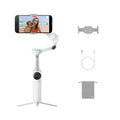 Insta360 Flow 2 Pro White - Industry-First AI Phone Gimbal with Apple DockKit, Pioneering 360º Pan Tracking, Free Tilt, Built-in Tripod/Selfie Stick, Portable Vlog/Travel Stabilizer