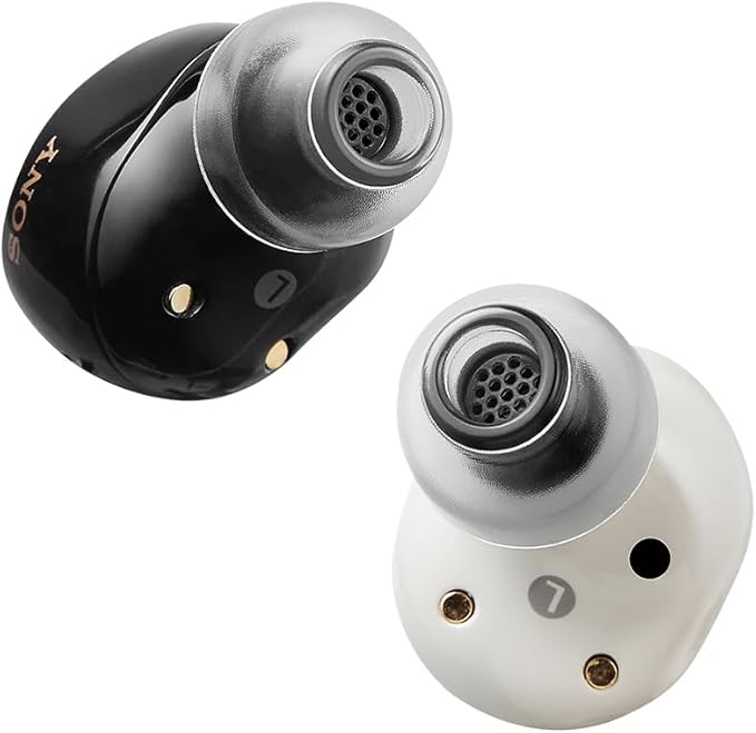 AZLA SednaEarfit Crystal Standard 2 - Earbud Tips for Wireless Headphones - Noise Canceling Earbuds Replacement Tips Eartips Compatible with Sony WF-1000XM5, Beats, Sennheiser, Jabra (2 Pair, S)