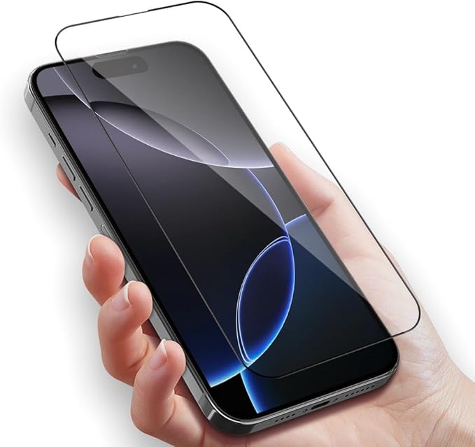 2 pack Full 9H+ Military Grade Glass Screen Protector for iPhone 15 Pro Max + 2 pack Camera Lens Protector with easy Installation Frame Case Friendly Shatterproof Tempered Glass 9H+ Hardness HD Clear Anti-Scratch Glass Full Edge Coverage (6.7) 15 ProMax