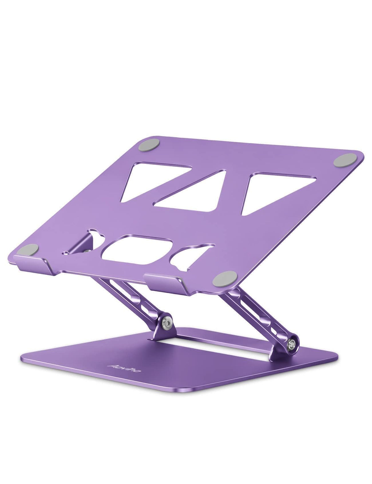 Aoviho Adjustable Laptop Stand for Desk,Portable Laptop Stand Holder and Riser,Foldable Aluminum Notebook Computer Stands for MacBook Air Pro HP Lenovo Dell Samsung Chromebook, 10-15.6 inch, Sky Blue