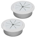 BOPOREAE 2 Pcs Desk Grommet 2" (50mm), Desk Hole Cover for Cables