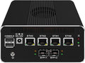 CWWK Intel Alder Lake N100(4C/4T Up to 3.4GHz)/N305(8C/8T Up to 3.8GHz) Dual SFP+10GbE Mini PC|4xIntel I226-V 2.5GbE |DDR5 Memory|PCI-E x4|HDMI+DP+Type-C (10 Gigabit N100, 32G RAM 256G SSD)