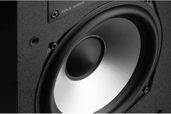 Polk Monitor XT20 Pair of Bookshelf or Surround Speakers - Hi-Res Audio Certified, Dolby Atmos & DTS:X Compatible, 1" Terylene Tweeter & 6.5" Dynamically Balanced Woofer (Pair, Midnight Black)