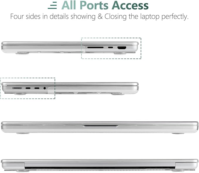 DONGKE for M4 MacBook Pro 16 Inch Case 2024 2023 2021 A3403 A3186 M3 A2991 M2 A2780 M1 A2485 Pro/Max Chip, Plastic Hard Shell Case & Keyboard Cover for Mac Pro 16 with Touch ID, Florals