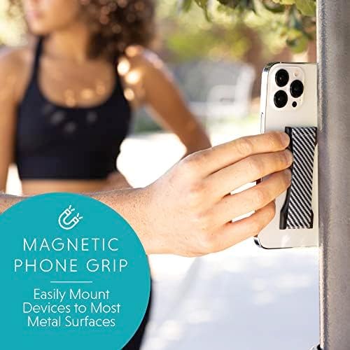 LOVEHANDLE PRO Premium Phone Grip - Silicone Phone Strap - Magnetic Phone Mount and Kickstand for Smartphone and Tablet - Fallout