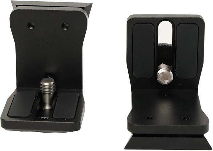 1/4 to V-Lock Vertical Mounting Bracket, L-Shaped Adapter for Teradek Vaxis Wireless Transmitter ARRI Sony RED Camera Monitor Focus Motor