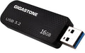 Gigastone Z30 16GB USB3.0 Flash Drive, Capless Retractable Design Pen Drive, Carbon Fiber Style, Reliable Performance & Durable