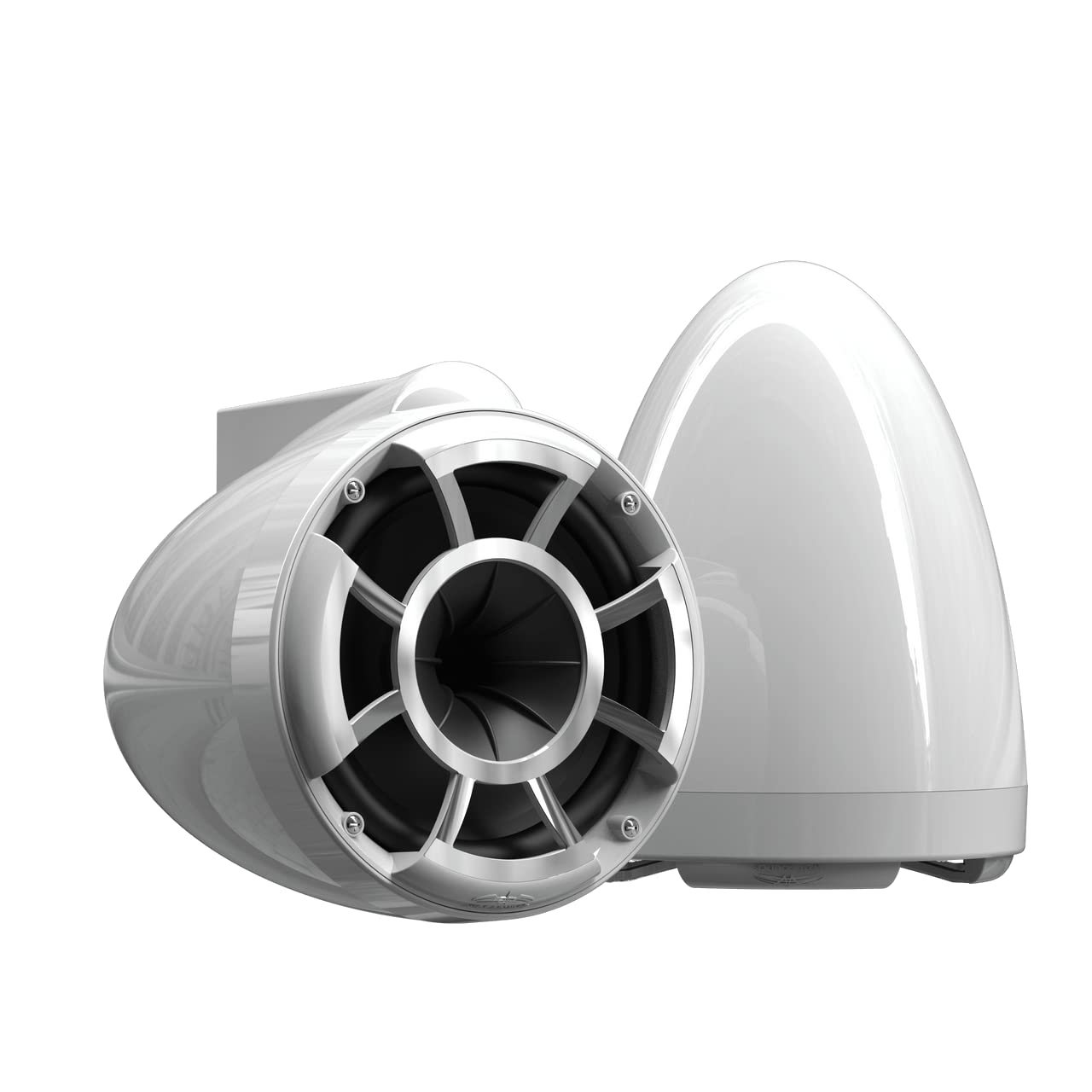 Wet Sounds Rev 8 White V2 Revolution Series 8" White Tower Speakers w/X-Mount