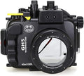 Sea frogs Underwater Camera Housing Compatible with Panasonic GH5 12-60mm IPX8 40m/130ft Maximum Diving Depth Waterproof Camera Case for Diving, Surfing, Rowing