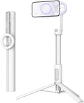 KraftGeek Magnetic Selfie Stick Tripod for iPhone, 64” Phone Tripod for Magsafe, Travel Phone Stand with Remote for iPhone 16 Pro Max