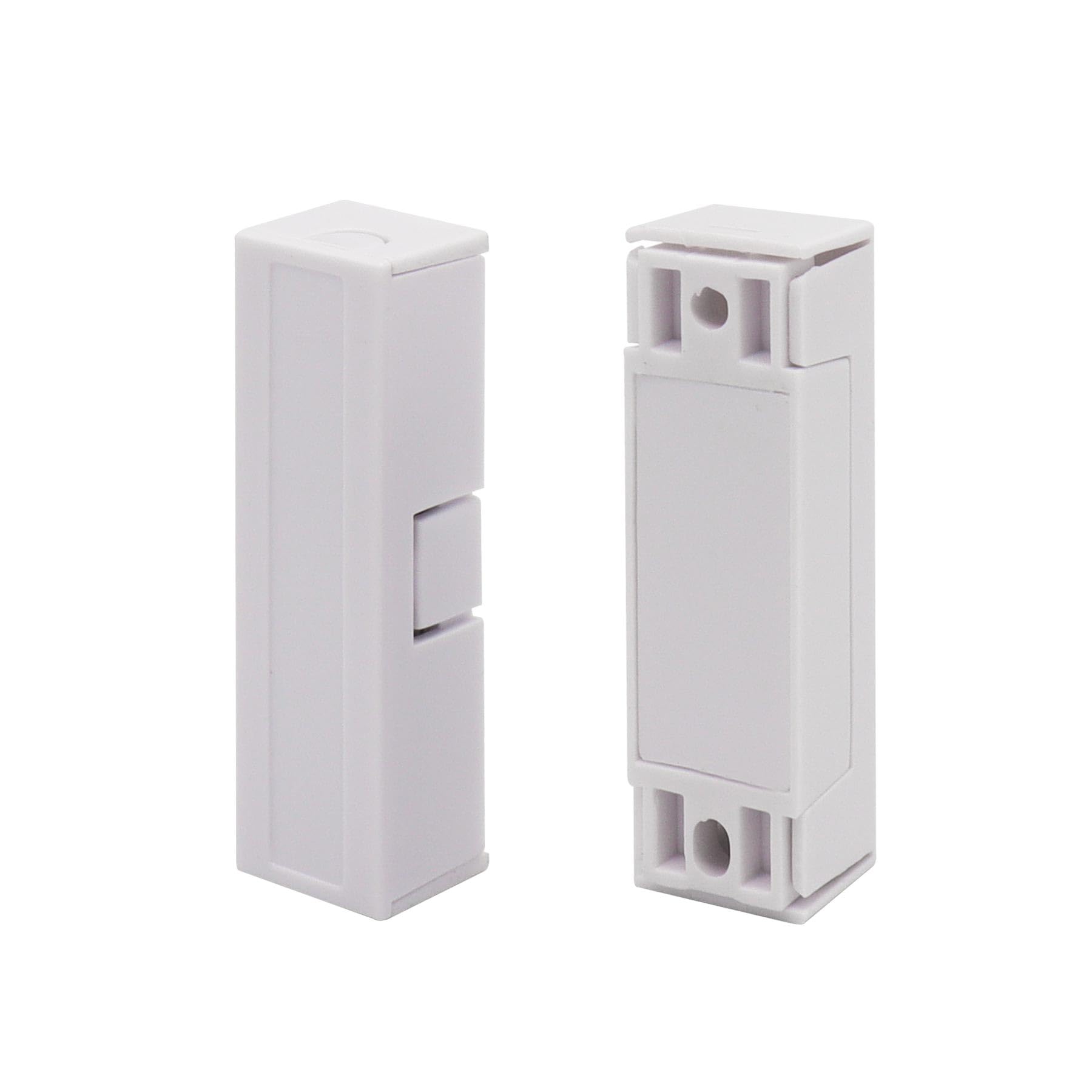 FOCMKEAS 5Pcs Magnetic Reed Switch, NC, 2 Wire, ABS White, MC-44b