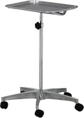 MediChoice Mobile Instrument Stand Steel Portable Adjustable Tray Medical Dental Salon Tattoo Esthetician Mobile Service Cart Table Statio Height from 31-50 Inch MAYO02000