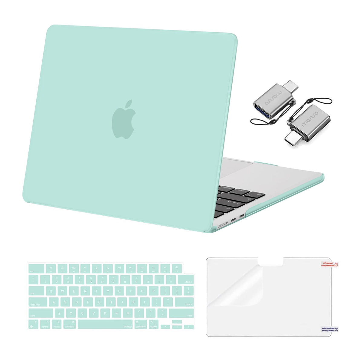 MOSISO Compatible with MacBook Air 13 inch Case M5 2026 M4 M3 M2 2025-2022