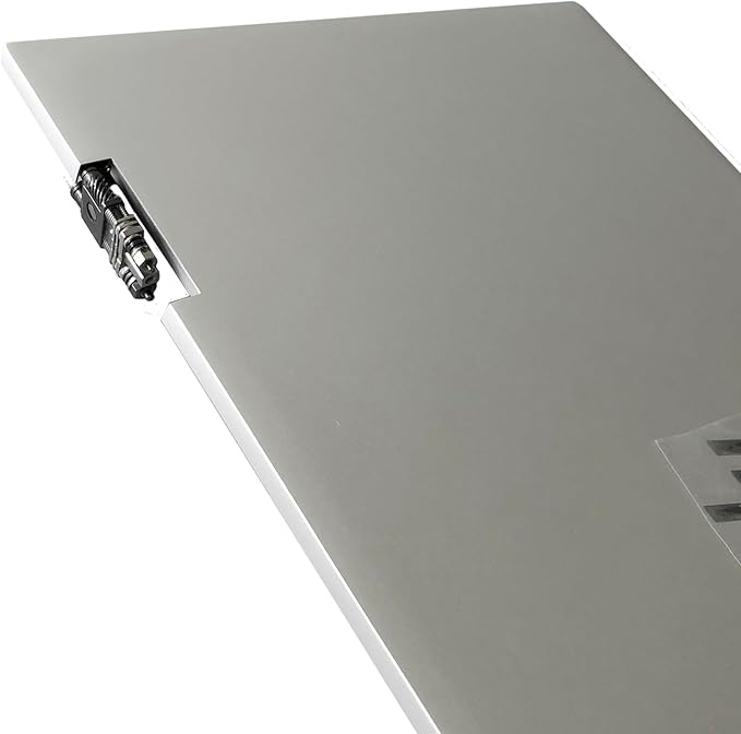Replacement Laptop LCD Cover Back Rear Top Lid with Hinges for HP Envy X360 15-ED 15M-ED 15T-ED L93203-001 L93204-001 (Silver)