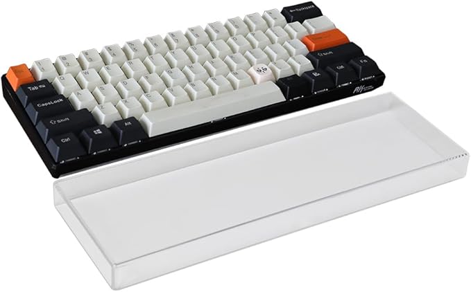 Acrylic Keyboard Dust Cover,68 Keys Transparent Mechanical Keyboard Protective Cover,Compatible with Computer Gaming Keyboards (12.28''x4.02''x0.87'')