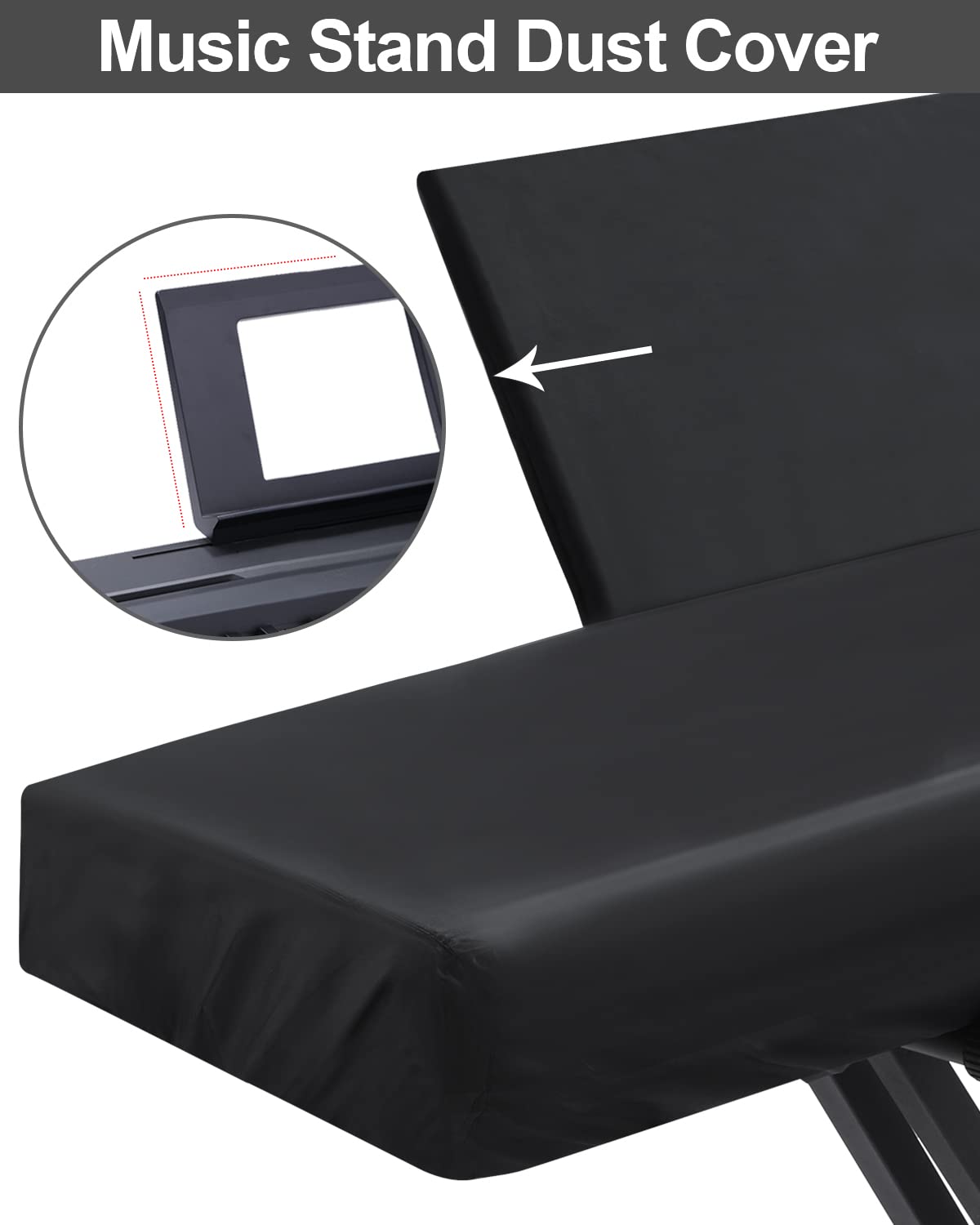 61 key Piano Keyboard Dust Cover, Water Proof Stretchy Electric Covers