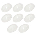 PATIKIL Desk Grommet 1-9/16", 8 Pcs Round Cable Grommet Cord Hole Cover with Adhesive Tape Flexible Table Wire Organizer for Office Home Table Countertop, Light Gray
