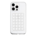 LvShuLiangPin Anteel Silicone Suction Phone Case Mount, Silicon Adhesive Phone Accessory for Smartphones, Hands-Free Mirror Shower Phone Holder for Selfies, Tiktok Videos (Translucent)