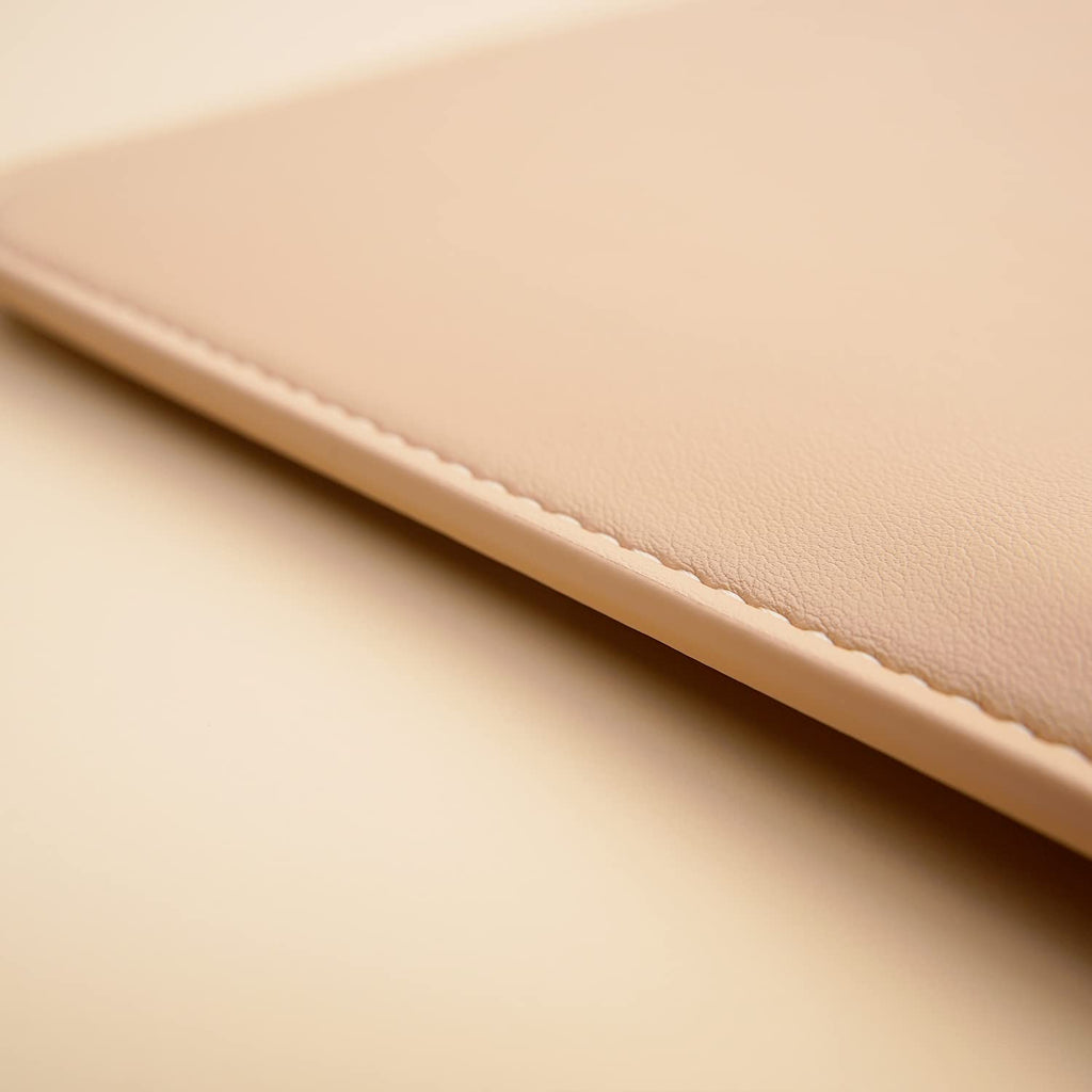 Benfan Laptop Sleeve 14 Inch Compatible with New 14 inch MacBook Pro A2992/2918 M3 A2442, A2779, Surface Laptop 13.5 Color Beige