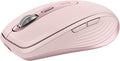 Logitech MX Anywhere 3S Compact Wireless Mouse, Fast Scrolling, 8K DPI Any-Surface Tracking, Quiet Clicks, Programmable Buttons, USB C, Bluetooth, Windows PC, Linux, Chrome, Mac - Rose