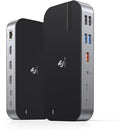 Laptop Docking Station,16 in 1 Docking Station USB C Docking Triple Monitor,USB C Dock Station with 3 HDMI,PD 100W, USB 3.1/3.0/2.0,RJ 45 Ethernet,SD/TF,Audio for Dell/HP/Lenovo