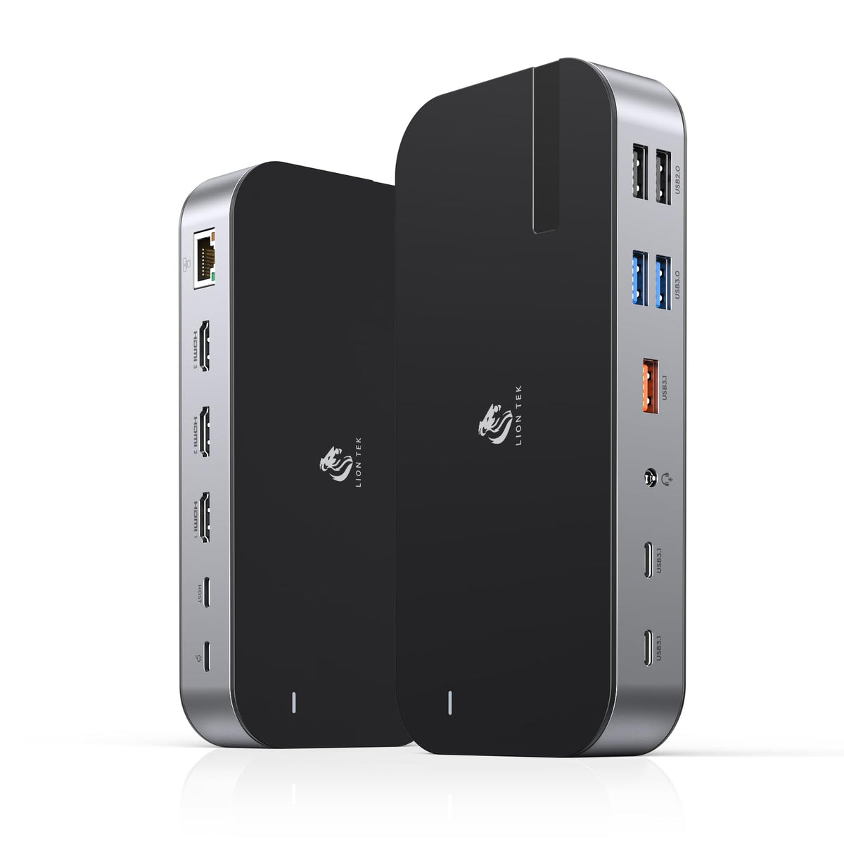 LIONWEI Laptop Docking Station,16 in 1 USB C Docking Station Triple Monitor