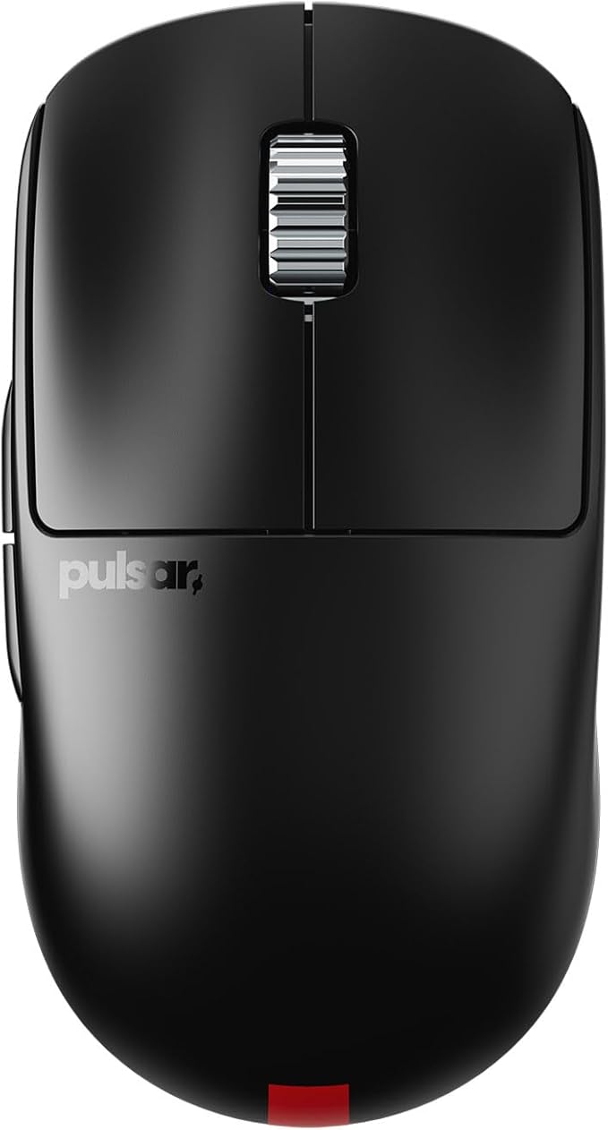Pulsar Gaming Gears X2 v3 ES Wireless Gaming Mouse, Ultra Lightweight, Optical Switch, 32000 DPI, 750 IPS, XS-1 Sensor, 8k Compatible (Mini, Black)