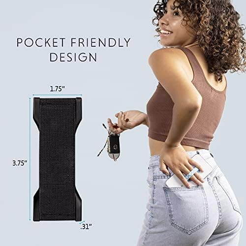 LoveHandle PRO Premium Phone Grip - Silicone Phone Strap - Magnetic Phone Mount and Kickstand for Smartphone and Tablet - Seashore Silicone