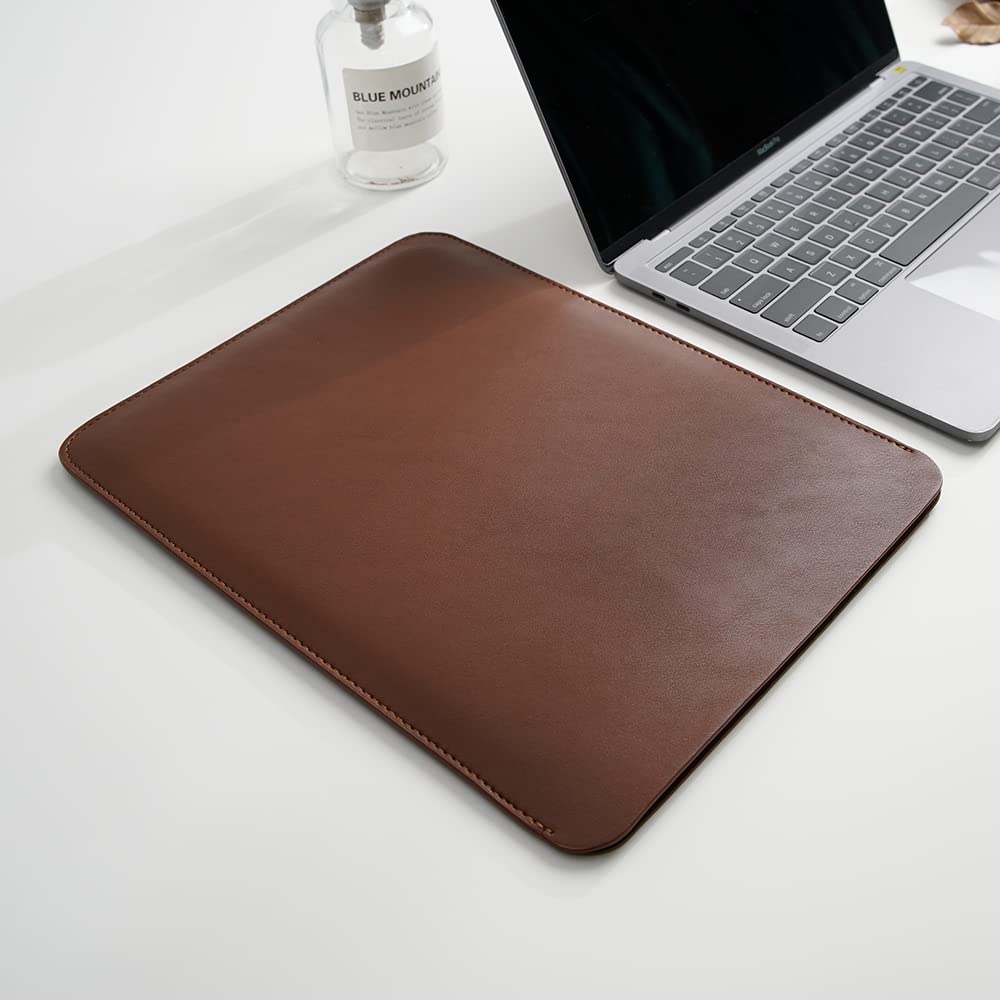 Benfan Laptop Sleeve 15 Inch Compatible with MacBook Pro 16 A2991 M3 A2780 A2485 A2141 MacBook Pro Retina 15 Color Beige