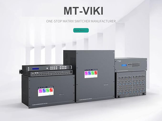 MT-VIKI Upgraded 4K HDMI Matrix Switch 16x16 w/Web GUI,Built-in US ADI Chip