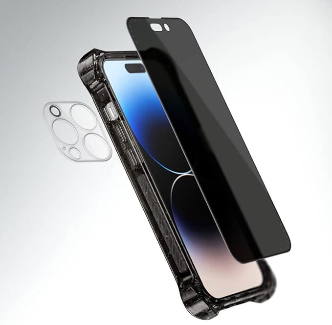 CASETiFY Impact Privacy Screen Protector [Tempered Glass] for iPhone 13 Pro Max/14 Plus