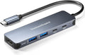 USB-C Hub 5-in-1 with 4K HDMI, 100W Power Delivery, 5Gbps USB-C Data Port and 2 5Gbps USB-A Data Ports for MacBook Pro/Air, iPad Pro/Air, Dell XPS