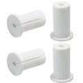 EASYEAH 4pc White Starlink Cable Grommets 1" Silicone Wire Hole Grommet
