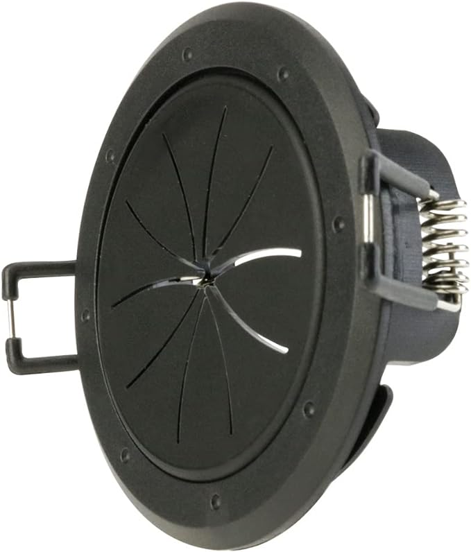 Construct Pro Speedy Spring-Lock Cable Pass Through Port, 2 inch Inner Diameter, Black CON6061SPZ