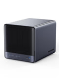 MINISFORUM N5 Pro 5-Bay Desktop AI NAS, AMD Ryzen AI 9 HX PRO 370(12C/24T) CPU, 16GB DDR5, 128G SSD, 1x10GbE, 1x5GbE, 2xUSB4, 8K HDMI, OCuLink, 1xM.2+2xU.2/M.2 Slot, Network Attached Storage(Diskless)