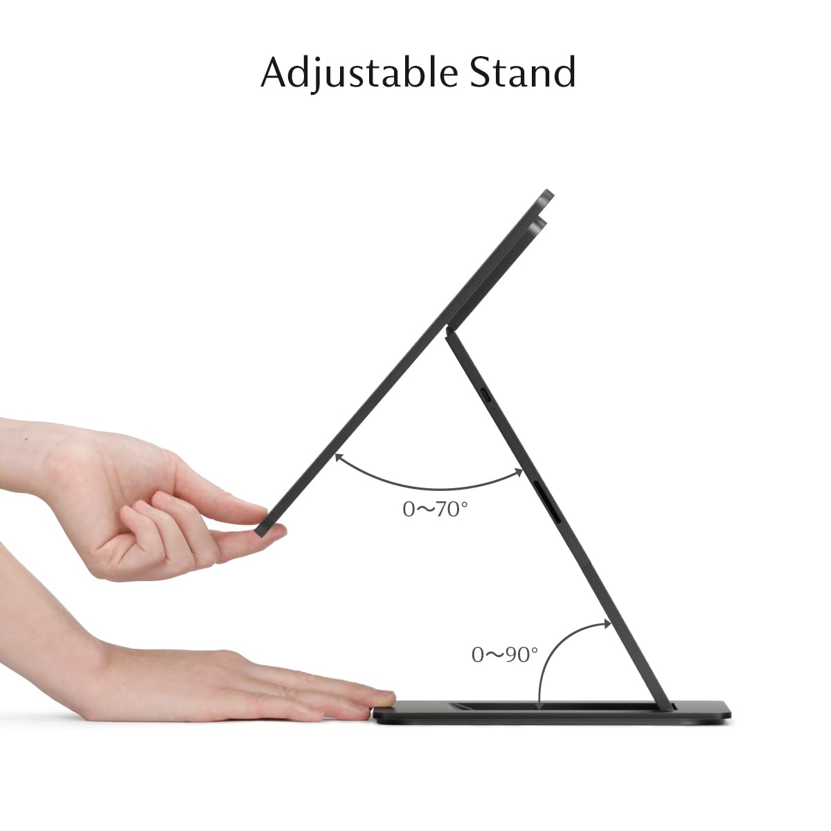 SOTSU FlipAction Pro 16" Gen 2 | 2.5K Portable Monitor | 2560 x 1600 (WQXGA) | 120 Hz | 100% DCI-P3 | 400 Nits | Pivot Rotate | Full Metal CNC | Perfect Match for Mac and Windows (Universe Black)
